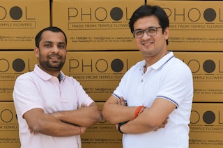 Phool.co co-founders Ankit Agarwal and Prateek Kumar