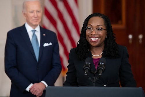 Ketanji Jackson is the only nominee of a Democratic president to be confirmed since Elena Kagan in 2010.Â Image: Saul Loeb/AFP