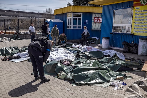 Heavy bombardments hammered Ukraine through the weekend, adding to mounting casualties six weeks into Russia"s invasion of its neighbour. (Credit: FADEL SENNA / AFP) Heavy bombardments hammered Ukraine through the weekend, adding to mounting casualties six weeks into Russia"s invasion of its neighbour. (Credit: FADEL SENNA / AFP)