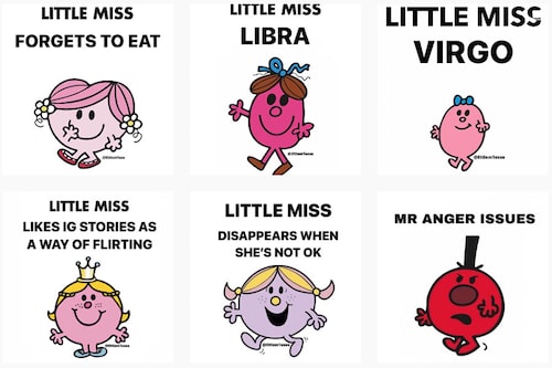 On Instagram, the account @littlem1ssss exclusively shares memes inspired by the "Mr. Men and Little Miss" books.
Image: Little Miss / Instagram