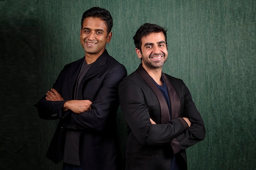 Nithin Kamath (left) and Nikhil Kamath, Cofounders, Zerodha
Image: Nishant Ratnakar
