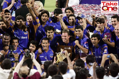 Despite being the underdogs, Rajasthan Royals won the first edition of the IPL in 2008, but they haven"t been able to repeat the feat ever since
Image: Santosh Harhare / Hindustan Times via Getty Images Despite being the underdogs, Rajasthan Royals won the first edition of the IPL in 2008, but they haven"t been able to repeat the feat ever since
Image: Santosh Harhare / Hindustan Times via Getty Images