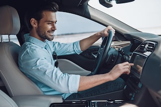49% of people listen to podcasts while driving.
Image: G-Stock Studio / Shutterstock