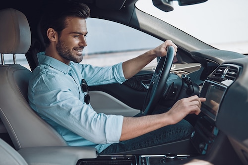 49% of people listen to podcasts while driving.
Image: G-Stock Studio / Shutterstock