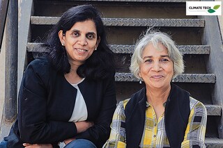 (From left) Ritu Verma and Rema Subramanian