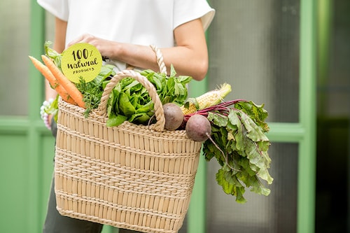 Globally, the organic food market grew by 3.5% in 2021. Image: Shutterstock Globally, the organic food market grew by 3.5% in 2021. Image: Shutterstock