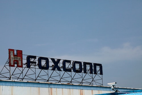 Foxconn is looking at tapping the Indian domestic market as its third global EV base
Image: Tyrone Siu / Reuters Foxconn is looking at tapping the Indian domestic market as its third global EV base
Image: Tyrone Siu / Reuters