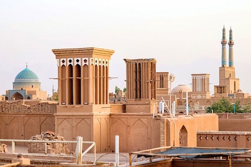 A view of wind-catchers ("badir" in Persian) in Iran"s central city of Yazd A view of wind-catchers ("badir" in Persian) in Iran"s central city of Yazd
Image: Atta Kenare / AFP