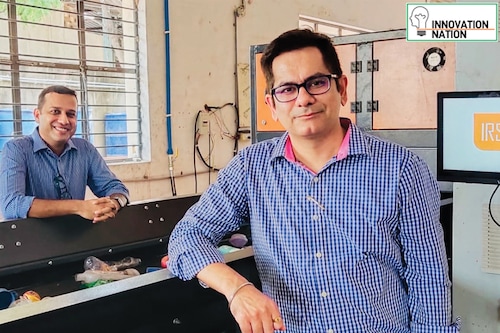CEO Sandip Singh (left) and founder and CTO Jitesh Dadlani of Ishitva Robotic Systems have raised a Pre-Series A round of over $1 million