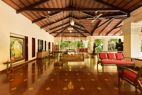 Nestled in a serene nook, Mantra Koodam pays homage to Tamil Brahmin and Pannaiyar"s way of life. Nestled in a serene nook, Mantra Koodam pays homage to Tamil Brahmin and Pannaiyar"s way of life.