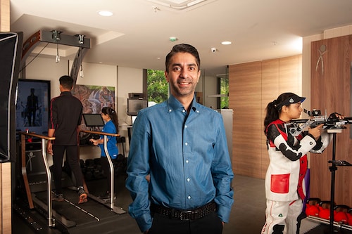 Abhinav Bindra, India"s first individual Olympic gold medallist
Image: Mexy Xavier