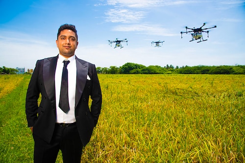 Agnishwar Jayaprakash, founder and CEO, Garuda Aerospace Agnishwar Jayaprakash, founder and CEO, Garuda Aerospace
