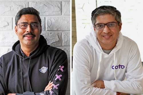 Manish Agarwal of IndiGG and Tarun Katial of coto Manish Agarwal of IndiGG and Tarun Katial of coto