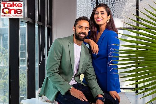 Varun Alagh, co-founder & CEO Ghazal Alagh, co-founder & CIO, Honasa Consumer Ltd. Image: Madhu Kapparath