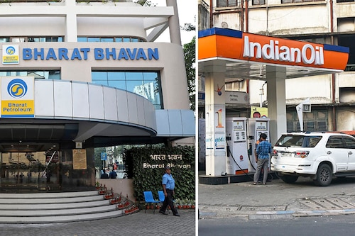 If you go by the country’s list of central public sector undertakings, governments have been traditionally comfortable with both names.
Image: Indian Oil image: Getty Images Bharat Petroleum: Reuters If you go by the country’s list of central public sector undertakings, governments have been traditionally comfortable with both names.
Image: Indian Oil image: Getty Images Bharat Petroleum: Reuters