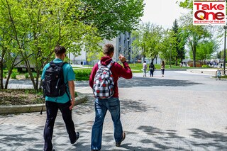 In 2022, international students contributed $22.3 billion to the Canadian economy, of which approximately $10.2 billion came from Indian students.
Image: Shutterstock