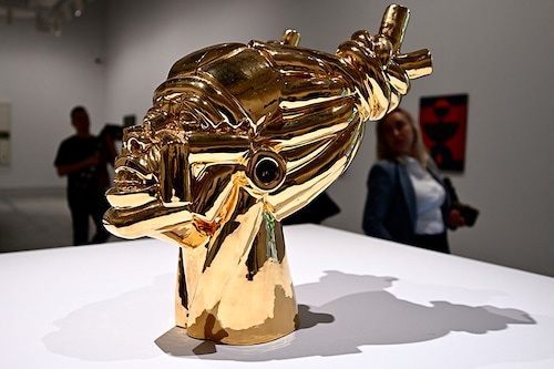 The Venice Biennale art show opened on Saturday 20 April in Venice.
Image: Gabriel Bouys / AFP© The Venice Biennale art show opened on Saturday 20 April in Venice.
Image: Gabriel Bouys / AFP©