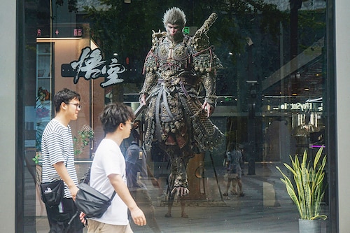 "Black Myth" was released globally on Tuesday and enjoyed one of the best opening days, as measured by the number of players on gaming platform Steam, and sold nearly 1.2 million pre-release copies. Image: STR / AFPÂ©