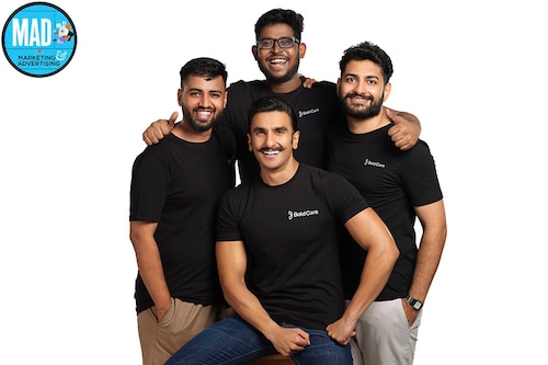 Left to Right -- Rajat Jadhav, Co Founder &amp CEO Ranveer Singh, Co Founder, (Center) Rahul Krishnan, Co Founder Mohit Yadav, Co Founder of Bold Care
