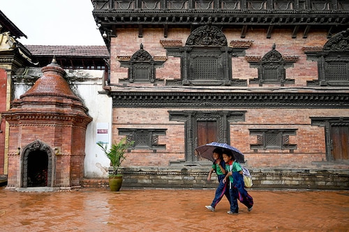 Last month was the hottest June on record across the globe.
Image: Prakash Mathema / AFPÂ©