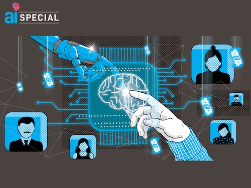 Human resource departments will need to adjust to including AI in their workforce, as humans work with AI as a co-pilot.
Illustration: Chaitanya Dinesh Surpur