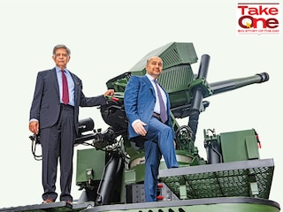 Baba Kalyani (left), chairman &amp MD, with son Amit, vice chairman &amp joint MD, Bharat Forge
Image: Amit Verma