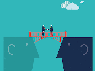 Research has shown that it is really helpful to focus on what is common, areas where we can establish trust — even a narrow one — and build on it, without denying the differences
Image: Shutterstock