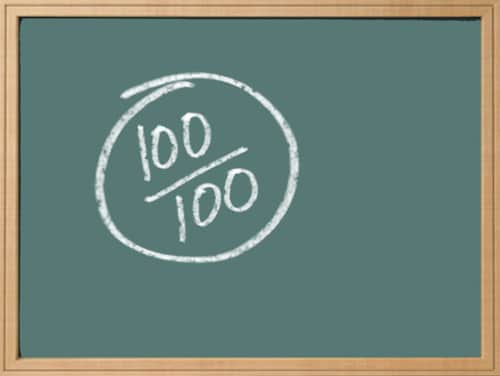 Chasing the perfect score? Chasing the perfect score?