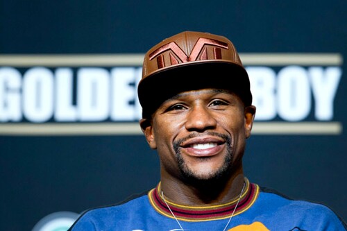 Floyd Mayweather Jr. , a world title holder in five boxing weight divisions, and undefeated as a professional. REUTERS/Las Vegas Sun/Steve Marcus 