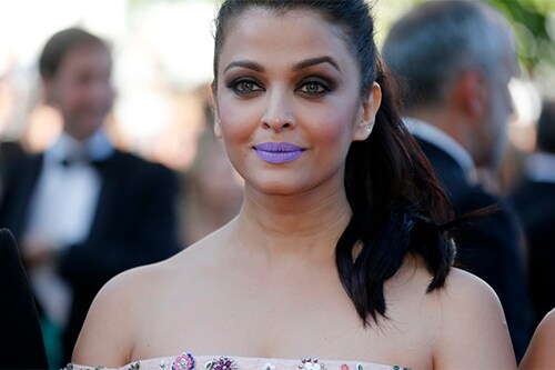 The internet went crazy about the purple lipstick worn by the L’Oréal brand ambassador at Cannes with mixed reviews and the make-up brand suddenly found itself in the spotlight. (Image: Regis Duvignau / Reuters)