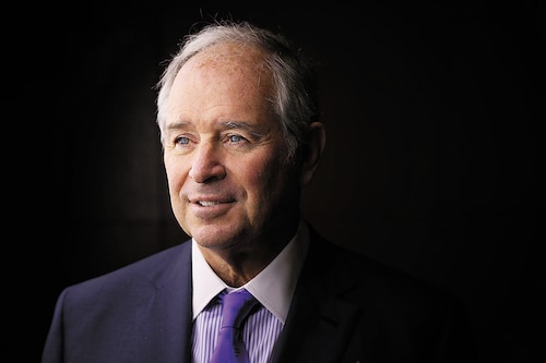 Stephen Allen Schwarzman is an American businessman, investor, and philanthropist. He is the chairman and CEO of The Blackstone Group