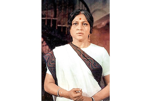 Indian actress Nirupa Roy