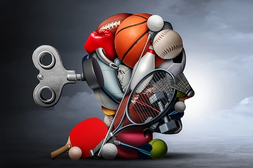 Just because athletes work out and lead a physically healthy lifestyle does not imply that they are immune to mental health issues. Image: Shutterstock