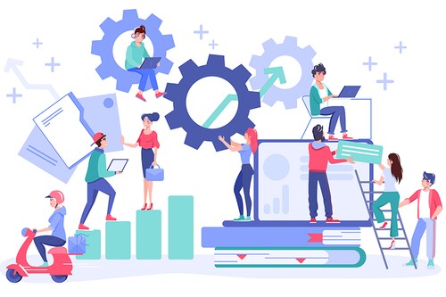 The World Economic Forum projects that by 2022 at least 54 percent of all employees will need re-skilling and upskilling to respond to the changing work requirements. Image: Shutterstock
