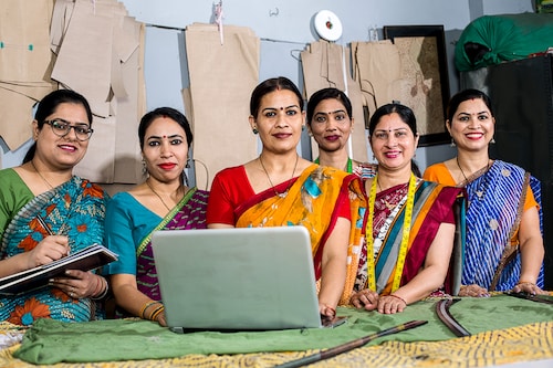 The Periodic Labour Force Survey 2021 found that the female labour force participation rate in India was as low as 26.4 percent in rural areas, and 20.4 percent in urban areas. Image: Shutterstock