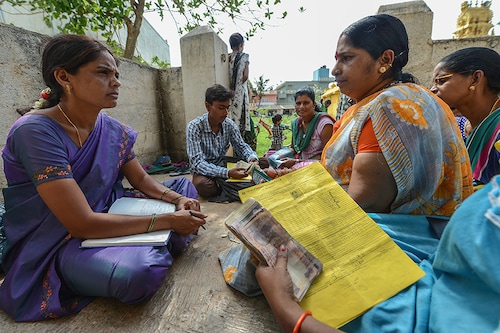 A reliable banking infrastructure must exist for Bank Sakhis to deliver a smooth banking experience in rural areas. Image: Hemant Mishra/Mint via Getty Images