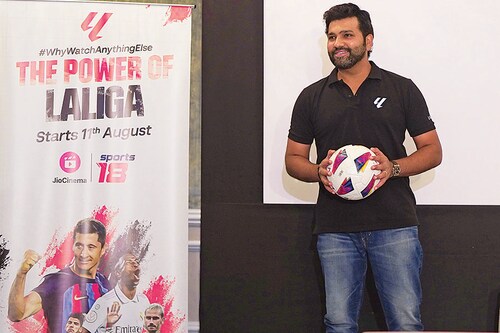 In 2019, LALIGA roped in cricket captain Rohit Sharma as the first Indian ambassador of the league.