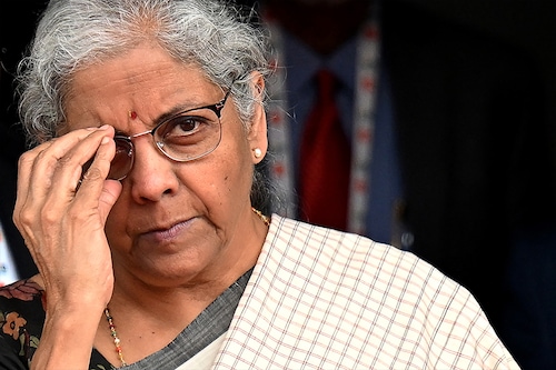 Finance Minister Nirmala Sitharaman. Image: Punit Paranjpe / AFP 