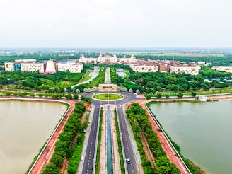A view of the greenfield smart city in Nava Raipur, Chhattisgarh. The Integrated Command and Control Centre of Nava Raipur is the first of its kind in the country, where trained engineers and analysts monitor the entire city. Image: PTI Photo