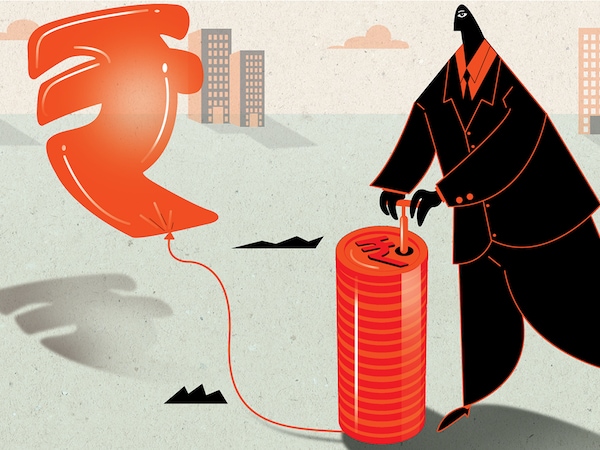 An ideological issue is whether policy should narrowly focus on core inflation, which is theoretically what can be targeted by monetary policy.  Illustration: Chaitanya Dinesh Surpur