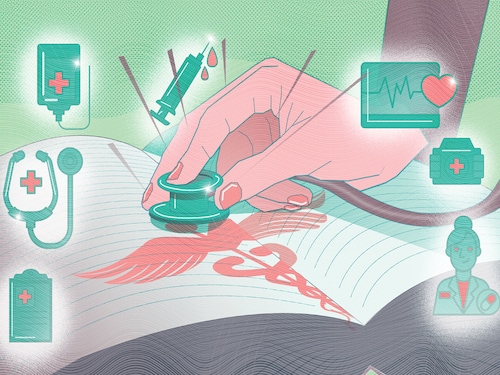 As health systems grow in scale and complexity, so too must medical education
Illustration: Chaitanya Dinesh Surpur As health systems grow in scale and complexity, so too must medical education
Illustration: Chaitanya Dinesh Surpur