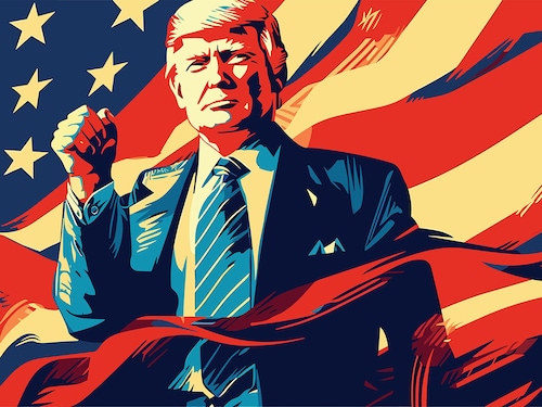 Donald Trump does not need to prioritize between domestic and foreign issues, between economic and ideological battles. Because he believes he can fight all battles, everywhere, all at once. 
Image: DannyOliva/Shutterstock