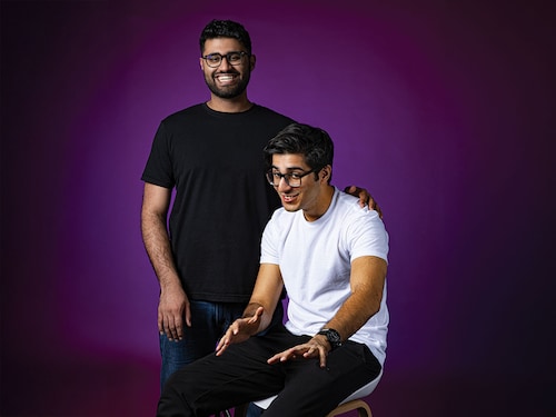 Aadit Palicha (right) and Kaivalya Vohra, co-founders of Zepto
Image: Madhu Kapparath Aadit Palicha (right) and Kaivalya Vohra, co-founders of Zepto
Image: Madhu Kapparath