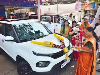 On Dhanteras, auspicious day, many people purchased new vehicles at the Car Showroom in Thane, on October 18, 2025 in Mumbai, India. Image: Praful Gangurde/Hindustan Times via Getty Images
