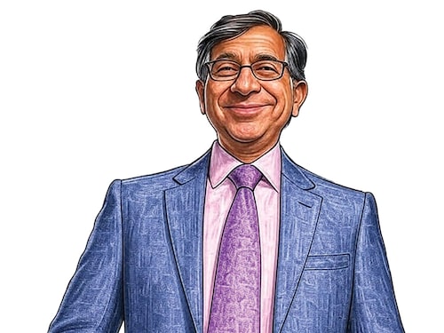 Niranjan Hiranandani, Co-founder and managing director, Hiranandani Group
Image: Caricatures by Kapil Kashyap with the help of Grok.Ai Niranjan Hiranandani, Co-founder and managing director, Hiranandani Group
Image: Caricatures by Kapil Kashyap with the help of Grok.Ai