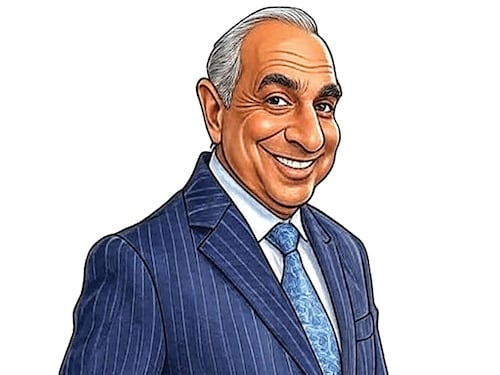 Irfan Razack, Chairman and managing director, Prestige Group
Image: Caricatures by Kapil Kashyap with the help of Grok.Ai
