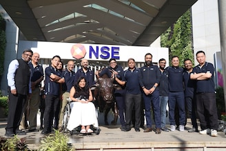 Despite the hype surrounding the IPO over the past few weeks, Lenskart's stock market debut was tepid, opening lower than its issue price. Co-founder and CEO Peyush Bansal (centre) is seen here with the company's management team at the listing ceremony of Lenskart Solutions Limited at the NSE