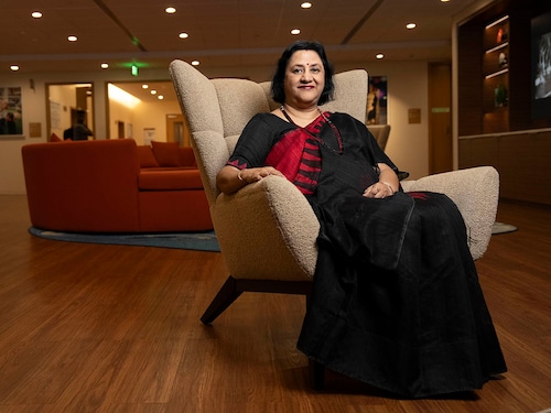 Arundhati Bhattacharya, Chairperson and CEO of Salesforce India; 
Image: Selvaprakash Lakshmanan for Forbes India