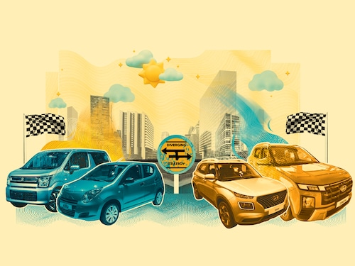 While Maruti Suzuki is steering towards entry-level cars, Hyundai Motor India is doubling down on sport utility vehicles (SUVs).
Illustration: Chaitanya Dinesh Surpur