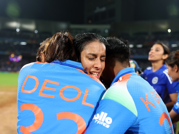 Jemimah Rodrigues experienced moments of heightened stress during the World Cup match, and what helped her deal with it was the immediate support of her teammates. Photo by Alex Davidson/ICC via Getty Images